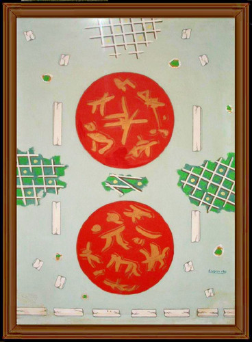Grande dipinto arte astratta