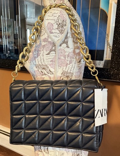 Borsa tracolla zara - tracolla, nera
