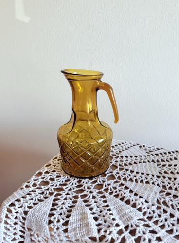 Brocca vintage vetro - in, ambra