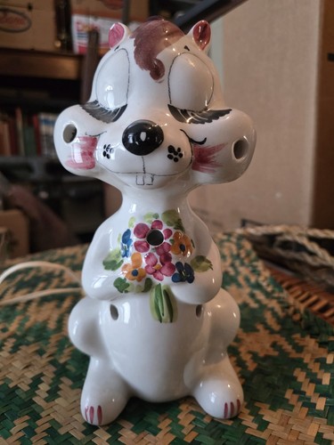 Lampada ceramica quadrifoglio - ceramica,