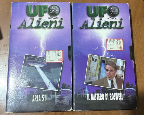Ufo alieni vhs cofanetto - alieni,