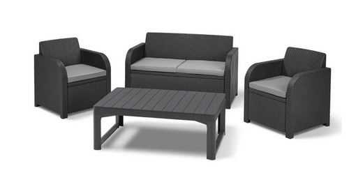 Set giardino keter lounge con - giardino,