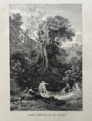Incisione xilografia epoca - incisione, d'epoca