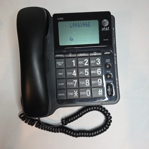 Telefono cordato cl2939 - at&t,
