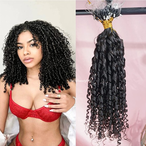 Estensione capelli umani ricci - estensione,