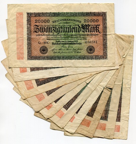 Banconota antica tedesca 1923