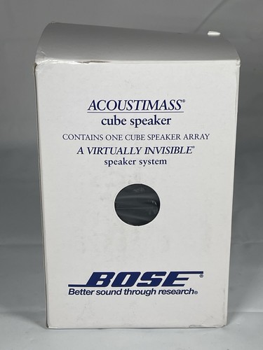 Bose double cube - bose, speaker