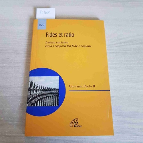 Fides ratio lettera - fides,