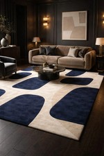 Tappeto moderno trapuntato - , a