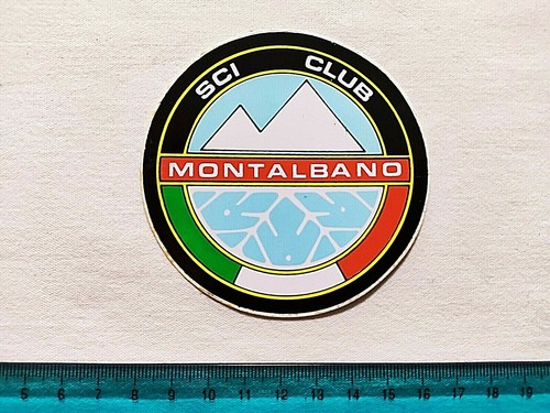 Adesivo sci club montalbano - adesivo,