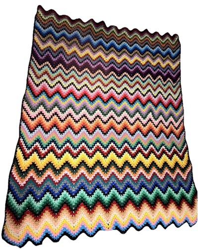 Zigzag afgano chevron fatto - , a