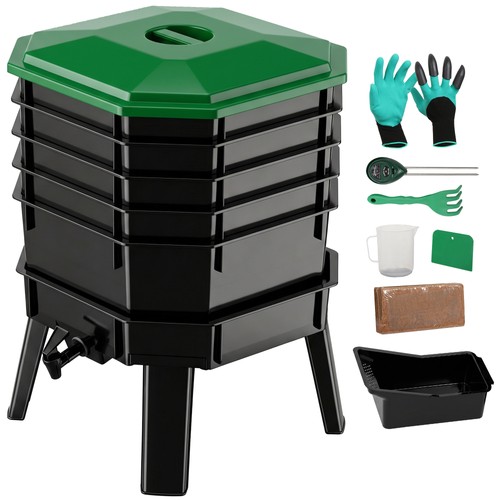 Pattumiera compost vermi