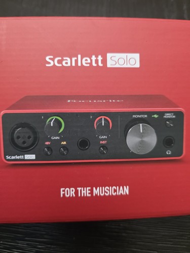 Focusrite scarlett solo - focusrite,