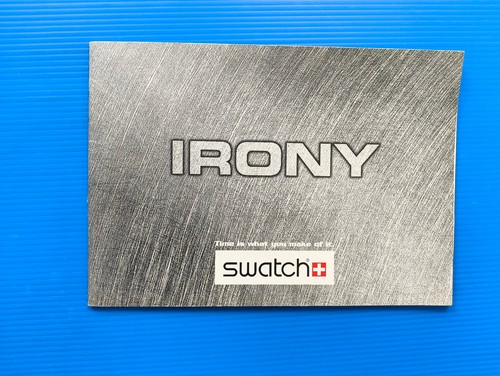 Depliant swatch irony orologi - depliant,