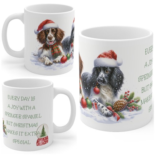 11oz ceramic springer spaniel - 11oz,