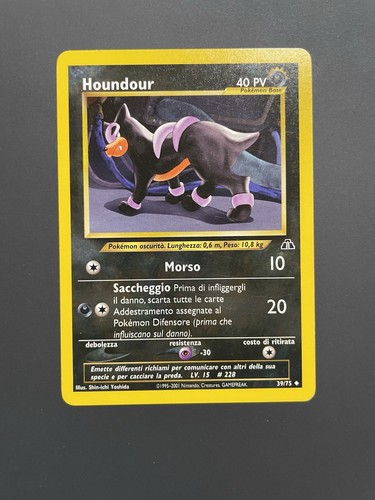 Pokemon houndour neo discovery - pokemon,