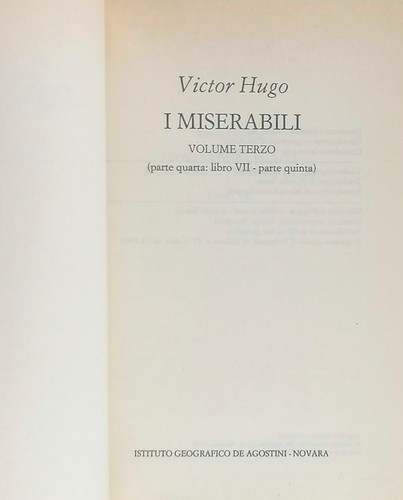 Miserabili iii victor - i,
