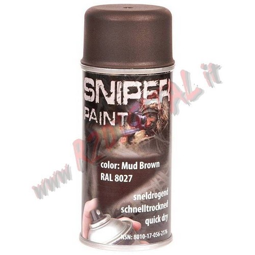Vernice armi fosco spray mud - fosco,