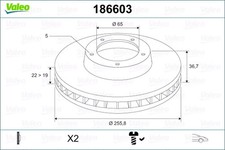 Set freni disco valeo - set,