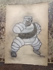 Vecchio disegno omino - disegno,