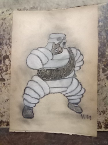 Vecchio disegno omino - vecchio,