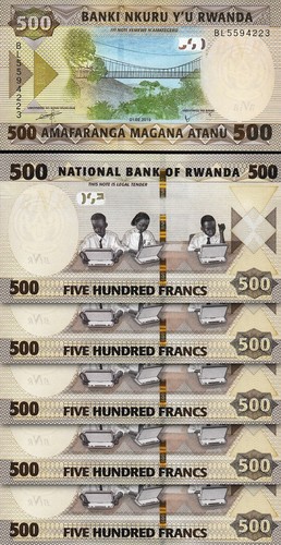 Ruanda 500 franchi 2019 - ,, unc