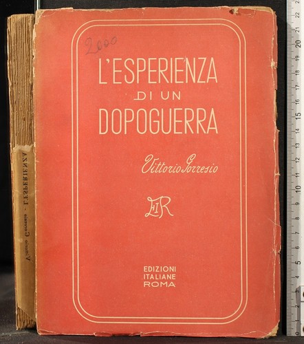 Esperienza un dopoguerra - di,