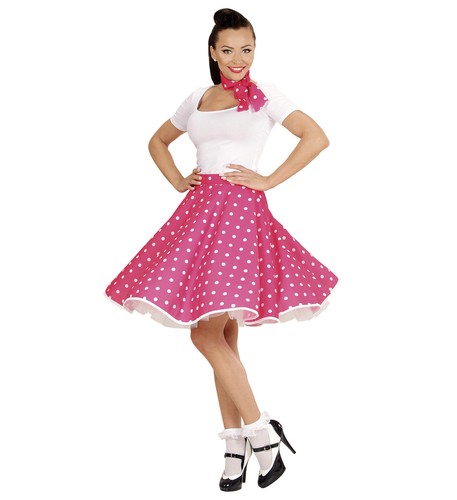 Gonna foulard a pois - &,