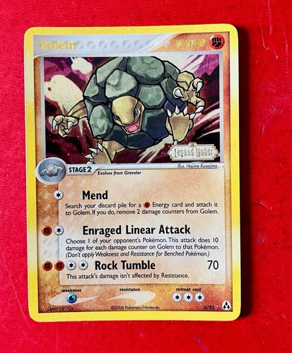 Lotto carte pokemon - carte, golem