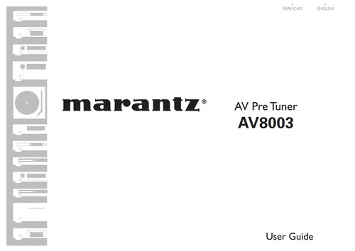 Marantz av8003 network - network, player