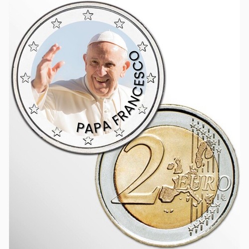 Euro papa francesco - 2€,
