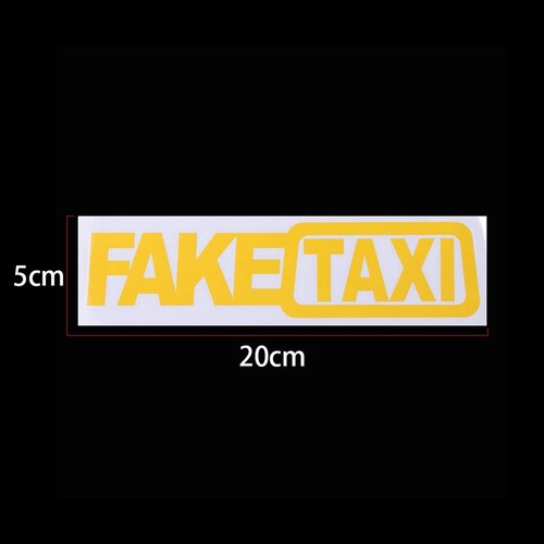 Set fake taxi reflective car - 1,