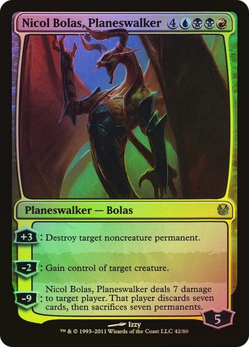 Foil nicol bolas planeswalker - foil,