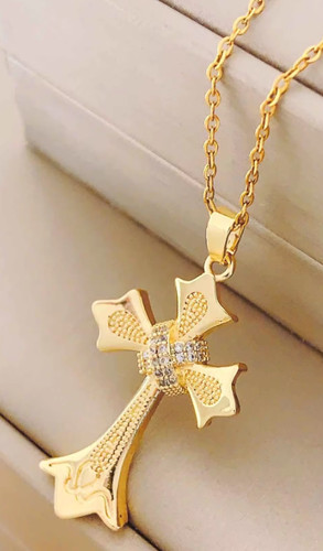 Collana croce cristiana - collana,