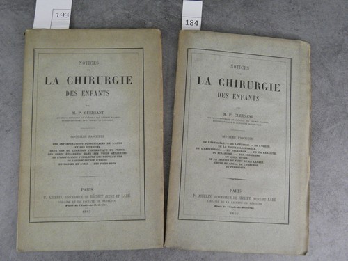 Chirurgie des enfants - des,