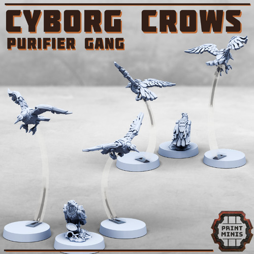 28mm cyborg crows banda - cyborg,