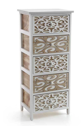 Cassettiera deco traforata - cassettiera,
