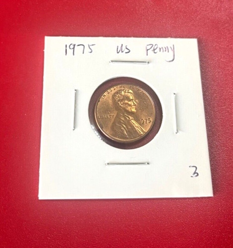 Moneta penny del 1975 - moneta,