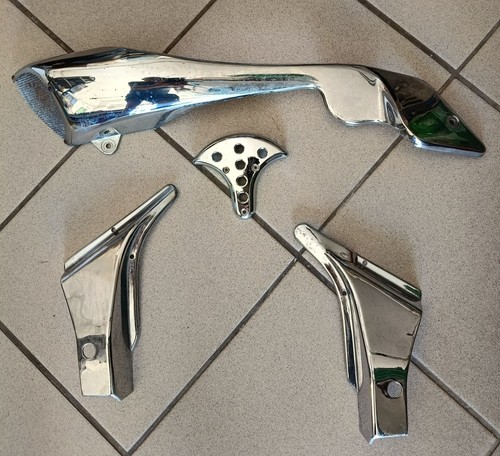 Kit plastiche cromate moto - kit,