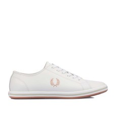 Scarpe da ginnastica uomo Fred Perry Kingston in pelle colore bianco