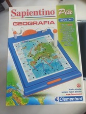 SAPIENTINO GEOGRAFIA PIÙ - Clementoni Giochi - Usato, completo, buone condizioni