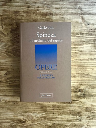 Spinoza archivio del - spinoza, o