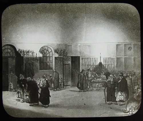 Glass magic lantern slide the - lantern,