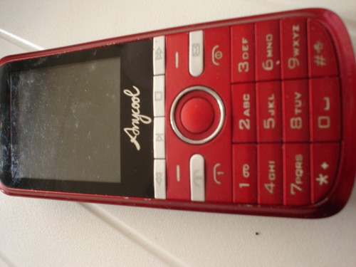 Cellulare anycool rosso - cellulare,