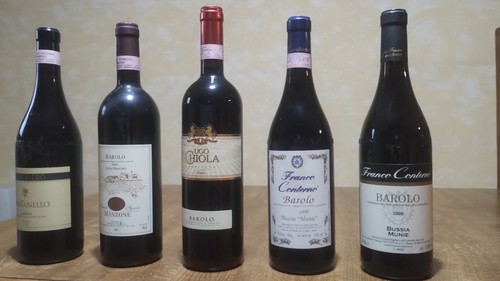 Lotto bottiglie di vino - 5,