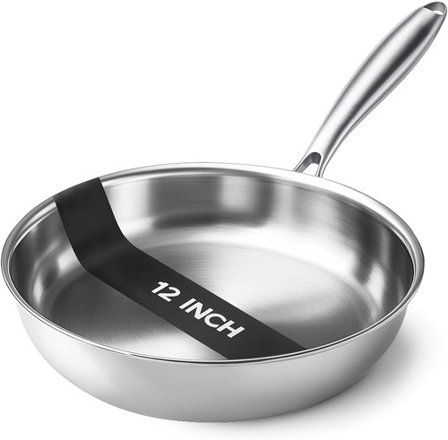 Padella tri ply acciaio - acciaio, inox