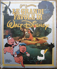 Le grandi favole Walt Disney Silly Symphonies fiabe libro illustrato 1° EDIZIONE