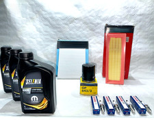 KIT TAGLIANDO + CANDELE FIAT GRANDE PUNTO EVO 199 1.2 1.4 BENZINA SELENIA 5W40