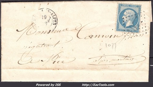 France sur lettre gc - n°22,
