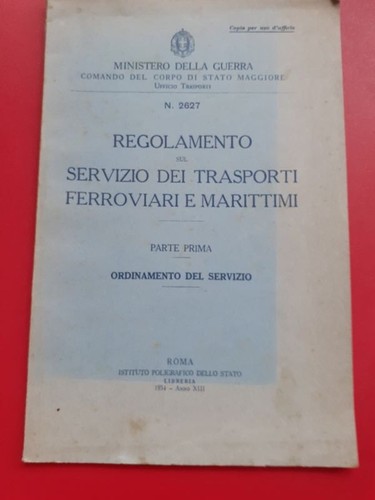 Ferrovie regolamento sul - regolamento,